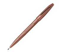PENTEL S520 SIGN PEN - BROWN