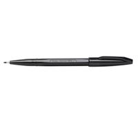 Pentel S520 Sign Pen, Fibre Tip Pen for Graphics and Illustrations, Black ink (Single Pen)