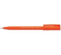 Pentel S570 Ultra Fine Pen Plastic 0.6mm Tip 0.3mm Line Red Ref S570-B [Pack of 12]