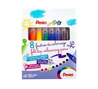 Pentel SCS3E-8 Broad Tip Colouring Pens