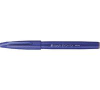 Pentel SES15C-E Felt-Tip Pen With Flexible Brush-Like Tip Blue Ink