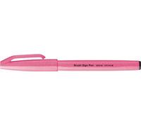 Pentel SES15C-FPX Brush Sign Pen Neon Pink Fibre Tip Brush Like Tip Pack of 1