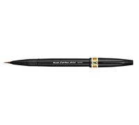 Pentel SESF30C Brush Sign Pen Artist, Extra Fine Brush Tip, Ochre (Single Pen)