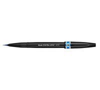 Pentel SESF30C Brush Sign Pen Artist, Extra Fine Brush Tip, Sky Blue (Single Pen)