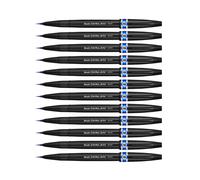 Pentel SESF30C-CX Extra Fine Brush Tip 12 Pieces Blue
