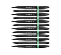 Pentel SESF30C-DX Extra Fine Brush Tip 12 Pieces Green