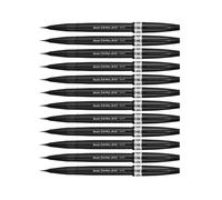 Pentel SESF30C-NX Extra Fine Brush Tip, 12 Pieces Grey