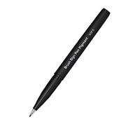 Pentel SESP15-AX Brush Sign Pen Pigment with Pigmented Ink, Fibre Pen, Brush-like Tip, Black, Pack of 1
