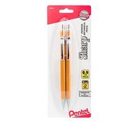 Pentel Sharp Mechanical Drafting Pencil, 0.9 mm, Yellow Barrel, 2/Pack (P209BP2K6)