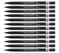 Pentel Sharplet Mechanical Pencil, 0.5 mm Lead (Pack Of 12), Black