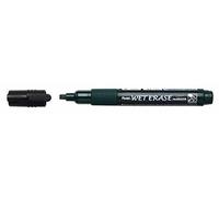 Pentel Wet Erase Marker SMW26-AO, Chalk, Chisel Tip 0.6-4 mm, 1 Pack, Black