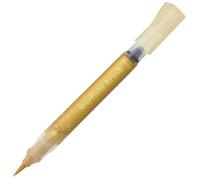 Pentel Starflake Brush Glitter Pen Gold Ink