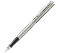 Pentel Sterling Excel Rollerball Pen - Single - Silver Barrel - Black ink