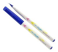 PENTEL STYLO PLASTIC FOUNTAIN PEN. BLUE INK. FOR ITALIC, CALLIGRAPHY ETC (JM11-C)