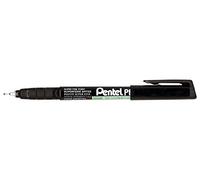 Pentel Super Fine Permanent Marker - Black (Pack of 6)