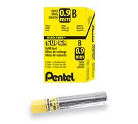 Pentel Super Hi-Polymer Lead Refill (0.9mm) Thick B 180 Pieces of Lead (50-9-B)