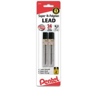 Pentel Super Hi-Polymer Leads 0.2 mm HB 24 Leads Per Tube