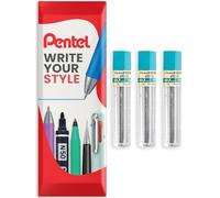Pentel Super Hi-Polymer Mechanical Refill Leads - for Automatic/Mechanical Pencils - in Pentel Envelope Gift Packaging (0.7mm HB, Pack of 3)