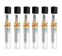 Pentel Super Hi-Polymer Mechanical Refill Leads - for Automatic/Mechanical Pencils - in Pillow Packaging (0.5mm 2H, Pack of 6)