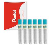 Pentel Super Hi-Polymer Mechanical Refill Leads - for Automatic/Mechanical Pencils - in Pillow Packaging (0.7mm B, Pack of 6)