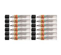 Pentel Super Hi-Polymer refill leads, 0.5 mm, Grade H, 1 pack of 12 tubes