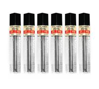 Pentel Super Polymer Refill Replacement Spare Leads for Automatic & Mechanical Pencils (Pack of 6, 0.5mm HB)