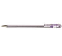 Pentel Superb Ball Pen Fine 0.7mm Tip 0.25mm Line Violet Ref BK77-V [Pack 12]