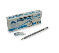 Pentel Superb Medium Stick ballpoint pen Medium Blue 12pc(s)