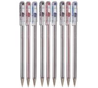 Pentel BK77 Superb Ballpoint Pen, 0.7mm Tip, Black Ink (Pack of 12)