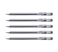 Pentel 0.7 mm Superb Ballpoint Pen with Oil Based Ink Slim Barrel - Black