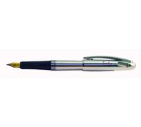 Pentel Tradio Fountain Pen Metal Nib White Gold