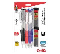 Pentel Twist Erase Click (0.5mm) 6 pack, with (0.5mm) lead 2 Pack