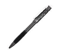 Pentel Twist-Erase GT, 0.7mm, Mechanical Pencil Transparent Black, Box of 12 (QE207A)