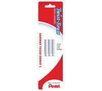 Pentel Twist-erase Refill Erasers Qty 1 Pkg Of 3
