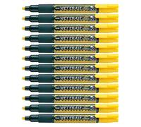 Pentel Wet Erase Chalk Marker Medium Tip - Yellow (Pack of 12)