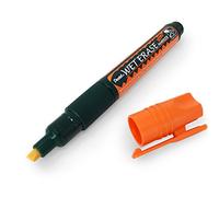 Pentel Wet Erase Chalk Marker Pen - Medium Chisel Tip - Single - Orange - SMW26