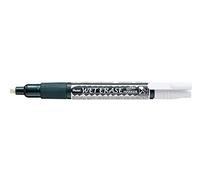 Pentel White Wet Erase Chalk Marker Pens Metal Glass Plastic Stone Blackboard Chalkboard 4mm Chisel Nib With 1.5mm - 4mm Line Width SMW26-WO (Pack Of 1)