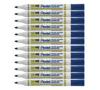 Pentel MW85 marker 12 pc(s) Bullet tip Blue