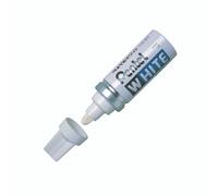 Pentel X100W Perm White Mrkr Box 12