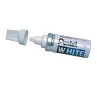 Pentel X100W - Valve controlled Bullet Tip Perm Marker White PK12