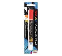Pentel Dual Metallic Brush Pen - Orange/Metallic Yellow - XGFH-DFX