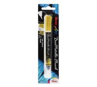 Pentel Dual Metallic Brush Pen - Gold/Metallic Gold - XGFH-DXX