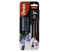 Pentel XK110/3-DPAX Hybrid Dual Metallic Gel Pen - Green/Pink/Black (Pack of 3)