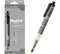 Pentel XPH802ST Mechanical Pencil Multi 8 Color Leads 8 Colors with Refill Set