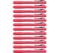 Pentel ZE22B, Clic Eraser Grip, Retractable Eraser, Red Barrel, Box of 12
