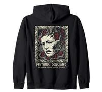 Pentheus Consumed Theban Tragedy Greek Mythology Zip Hoodie