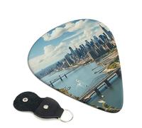 Penthouse View Over New York Manhattan Guitar Pickfor Pickups For Acoustic Electric Guitar Bass Ukulele
