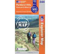 Pentland Hills: Sheet 344 (OS Explorer Map Active)