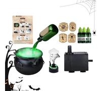Pentola Caldeerone Per Halloween Calderonne Da halloweenn Da Esterni | Decorazione Secchio Calderrone Caramelle | Ornamento Festivo Spettrale Per Esterni Giardino Casa Interni Portico Festivals