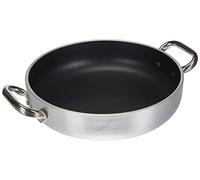 Pentole Agnelli Aluminium Anti - Adherent Professional Platinum Omelette Pan 5 Mm. With 2 Handle, Diameter 24 Cm.